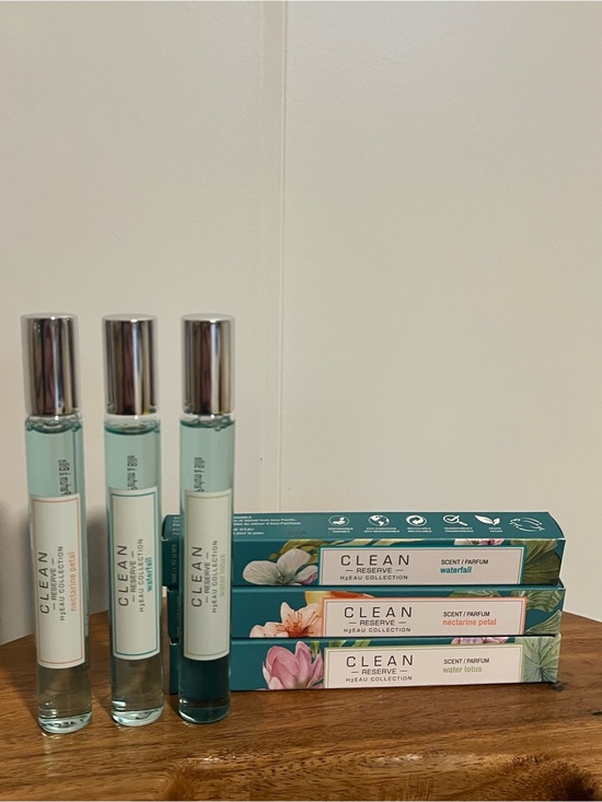 Clean Reserve Other - 3 CLEAN Reserve Fragrance Sprays -Waterfall, Nectarine Petal, Water Lotus